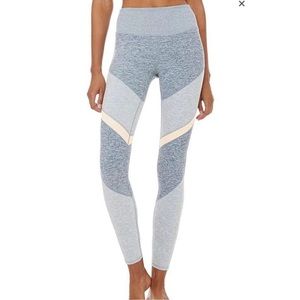 ALO Yoga Alosoft Sheila High-Waisted Legging Blue Pink Medium